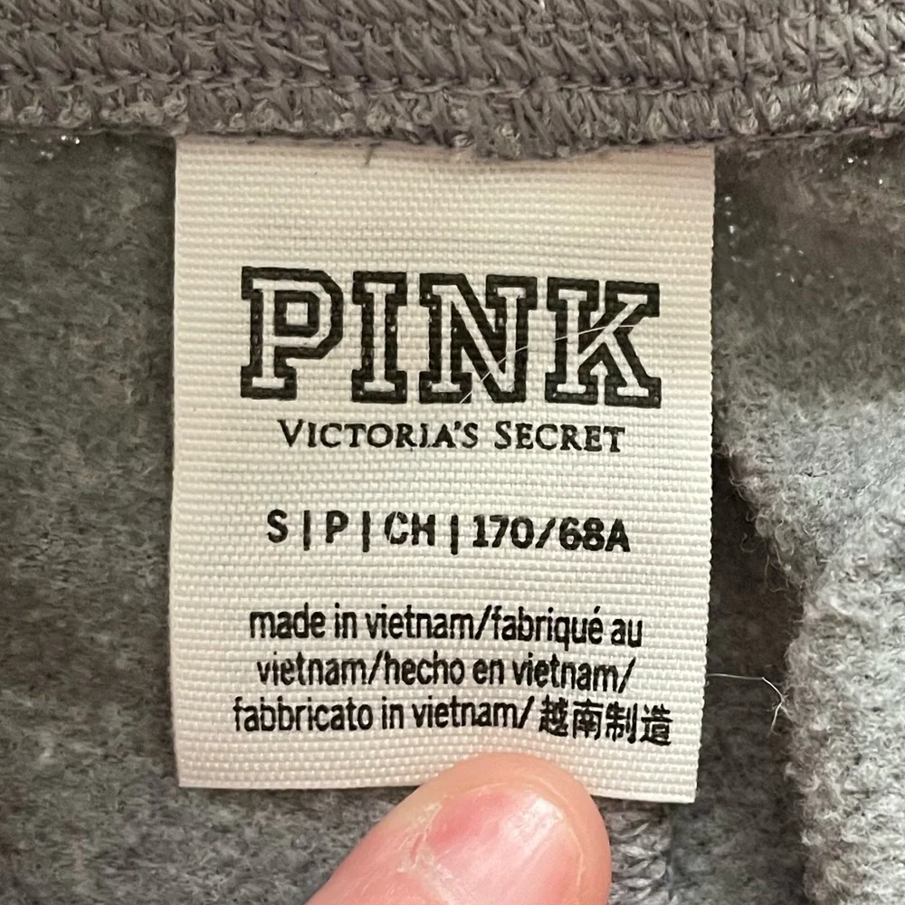 Rare Victoria’s Secret Pink 2017 Set Bodysuit XS & Shorts Small Gray - Picture 12 of 13